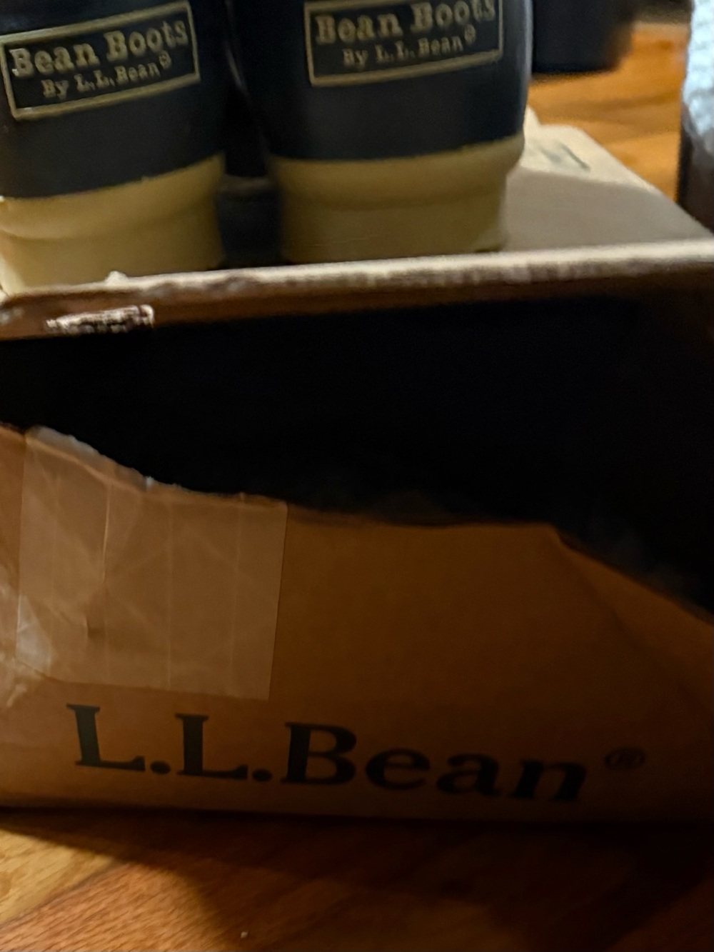 L.L.Bean Bean Boots Duck Boots Burgundy/Black Leather Rubber Lace-Up Women’s 9 M - Picture 8 of 8